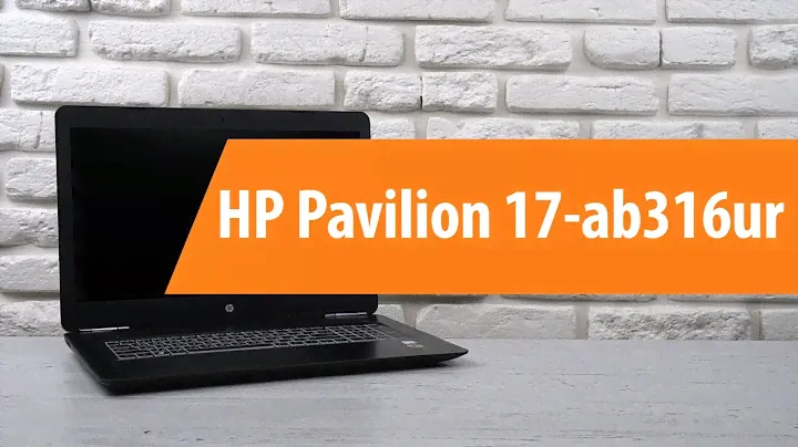 Распаковка ноутбука HP Pavilion 17-ab313ur / Unboxing HP Pavilion 17-ab313ur