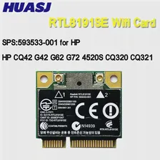 Сетевые карты Realtek RTL8191SE RTL8191 SPS 593533 беспроводная Wi-Fi карта для ноутбука HP CQ42 G42 G62 G72 4520S CQ320 CQ321 (art.: 3920b77f8bdfb)