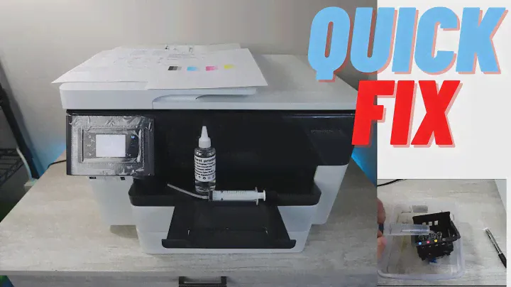 How To Clean Printhead - HP Officejet 7740 pro